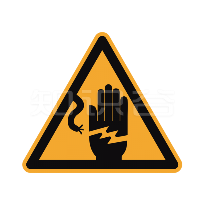 ISO标准 警告标志 当心触电