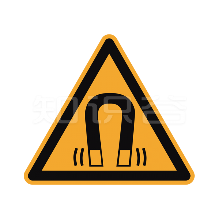ISO标准 警告标志 当心磁场